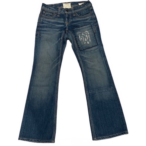 Vintage Y2K Taverniti SO Patti 90s Blue Flare Wide Leg Jeans - Picture 3 of 14